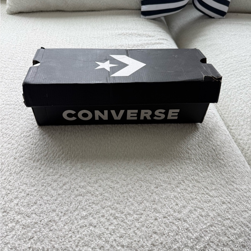Converse Black and White Logo Shoe Box